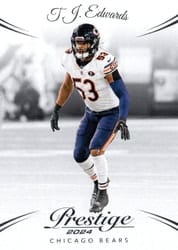 2024 Panini Prestige Base Set T.J. Edwards #53 card