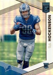 2019 Donruss Elite Base Set T.J. Hockenson #103 card