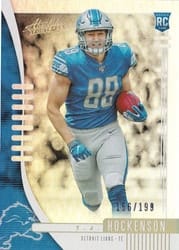 2019 Panini Absolute Base Set T.J. Hockenson #137 card