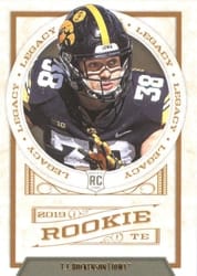 2019 Panini Legacy Base Set T.J. Hockenson #199 card