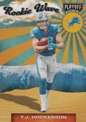 2019 Panini Playoff Rookie Wave T.J. Hockenson #16 card