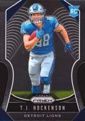 2019 Panini Prizm Base Set T.J. Hockenson #364 card