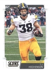 2019 Score Base Set T.J. Hockenson #422 card
