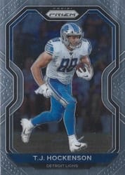 2020 Panini Prizm Base Set T.J. Hockenson #201 card