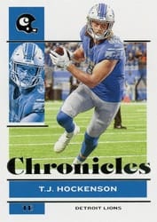 2021 Panini Chronicles Base Set T.J. Hockenson #34 card