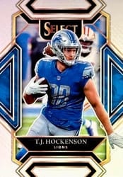 2021 Panini Select Base Set T.J. Hockenson #213 card