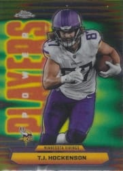 2025 Topps Chrome Power Players T.J. Hockenson #PP-36 card