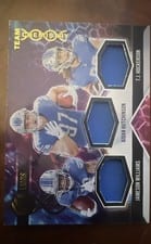 2022 Panini Elements Team Chemistry T.J. Hockenson / Aidan Hutchinson / Jameson Williams #TC-DET card