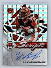 2022 Panini Mosaic Scripts T.J. Houshmandzadeh #S-TH card