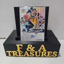 2021-22 Panini Mosaic Scripts T.J. McConnell #SC-TJM card