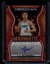 2024-25 Panini Obsidian Magmatic Signatures T.J. McConnell #MS-TJM card