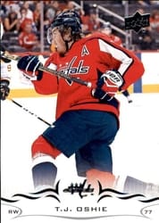 2018-19 Upper Deck Base Set T.J. Oshie #440 card