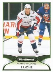 2021-22 Parkhurst Base Set T.J. Oshie #21 card