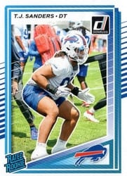 2025 Donruss Base Set T.J. Sanders #351 card