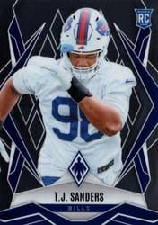 2025 Panini Phoenix Base Set T.J. Sanders #181 card