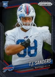 2025 Panini Prizm Base Set T.J. Sanders #338 card