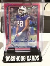 2025 Topps Chrome Retail Rookie Autographs T.J. Sanders #RRA-TJS card