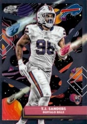 2025 Topps Cosmic Chrome Base Set T.J. Sanders #111 card