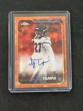 2024 Topps Chrome Sapphire Edition Rookies Autographs Sapphire T.J. Tampa #RA-TT card