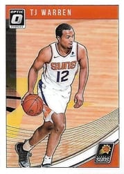 2018-19 Donruss Optic Base Set T.J. Warren #129 card