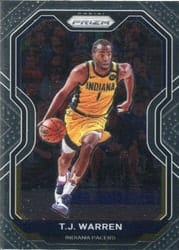 2020-21 Panini Prizm Base Set T.J. Warren #82 card