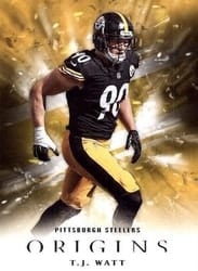 2018 Panini Origins Base Set T.J. Watt #65 card