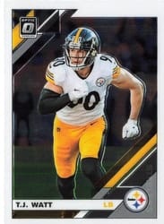 2019 Donruss Optic Base Set T.J. Watt #84 card