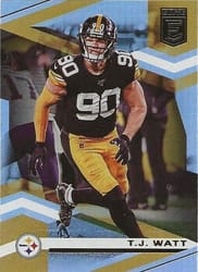 2020 Donruss Elite Base Set T.J. Watt #29 card