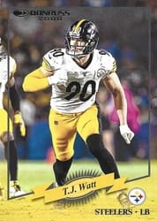 2020 Donruss Retro 2000 T.J. Watt #R2K-TW card