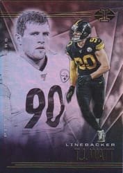 2020 Panini Illusions Base Set T.J. Watt #87 card