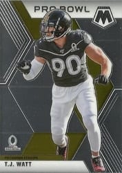 2020 Panini Mosaic Base Set T.J. Watt #254 card