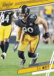2020 Panini Prestige Base Set T.J. Watt #175 card
