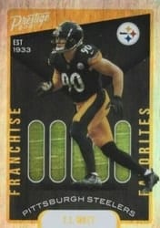 2021 Panini Prestige Franchise Favorites T.J. Watt #FF-14 card