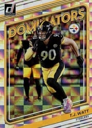 2022 Donruss Dominators T.J. Watt #D33 card