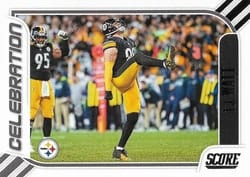2023 Score Celebration T.J. Watt #15 card