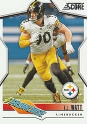 2023 Score The Franchise T.J. Watt #27 card