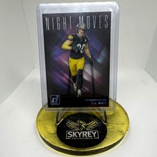 2024 Clearly Donruss Night Moves T.J. Watt #20 card