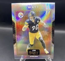 2024 Panini Select Score Select Throwback T.J. Watt #15 card
