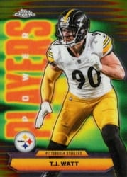 2025 Topps Chrome Power Players T.J. Watt #PP-39 card