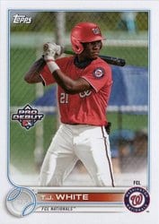 2022 Topps Pro Debut Base Set T.J. White #PD-191 card