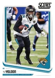 2018 Score Base Set T.J. Yeldon #153 card