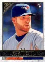 2020 Topps Gallery Base Set T.J. Zeuch #143 card