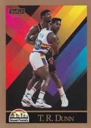 1990-91 SkyBox Base Set T.R. Dunn #378 card