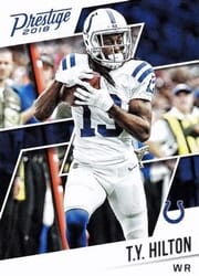 2018 Panini Prestige Base Set T.Y. Hilton #37 card