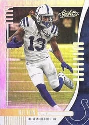 2019 Panini Absolute Base Set T.Y. Hilton #30 card