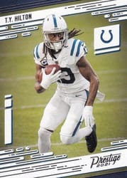 2021 Panini Prestige Base Set T.Y. Hilton #81 card