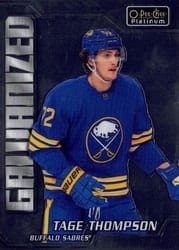 2022-23 O-Pee-Chee Platinum Galvanized Tage Thompson #G-19 card