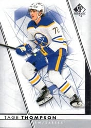 2022-23 SP Authentic Base Set Tage Thompson #72 card