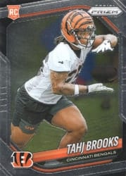 2025 Panini Prizm Base Set Tahj Brooks #335 card