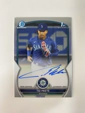 2023 Bowman Draft Chrome Prospect Autographs Tai Peete #CDA-TP card